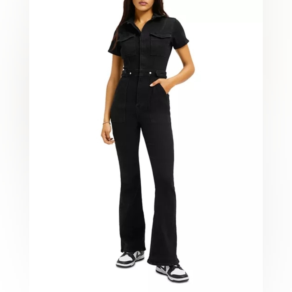 Good American The Good American Fit for Success Jumpsuit Black